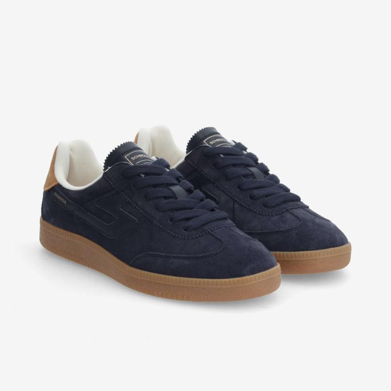 SHEFFIELD JOGGER M - SUEDE/NUBUCK - BLEU INDIGO/BISCUIT